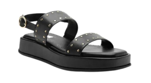 Sandalia Para Dama Marca Quirelli Mod: 303101 Negro