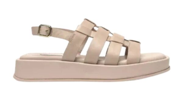 Sandalia Para Dama Marca Quirelli Mod: 303102 Nude